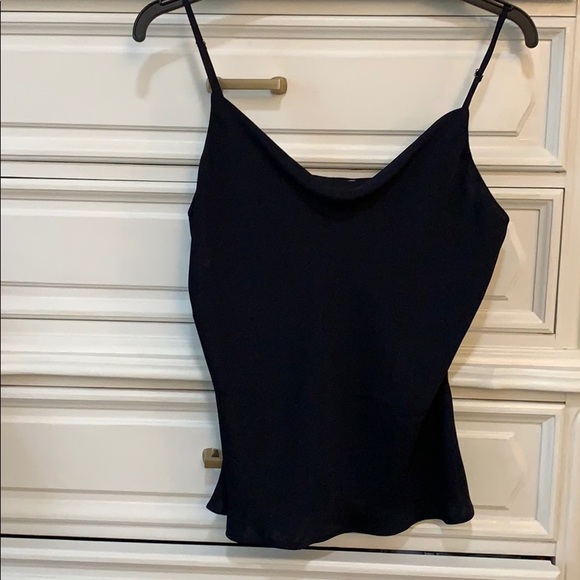 LOFT Tops - LOFT Navy Silky Drape Cami